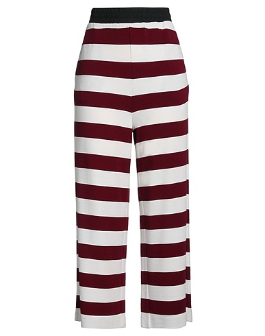 I'M ISOLA MARRAS Casual trouser Burgundy 88% Viscose, 10% Polyamide, 2% Elastane