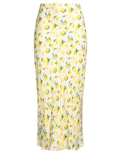 SPORTMAX Long skirt Ivory 100% Silk