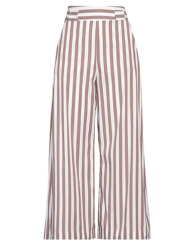 HOMEWARD CLOTHES Casual pants Brown 72% Cotton, 25% Polyamide, 3% Elastane