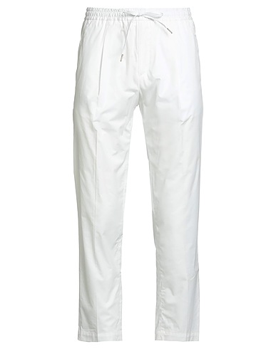 BRIGLIA 1949 Casual trouser White 100% Cotton