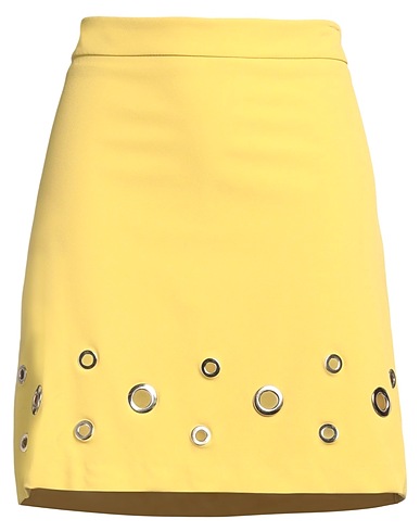 ICONA by KAOS Minigonna Giallo 96% Poliestere, 4% Elastan