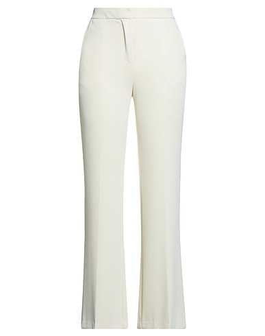 KAOS Pantalone Avorio 96% Poliestere, 4% Elastan