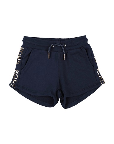 MICHAEL KORS KIDS Shorts & Bermuda Navy blue 100% Cotton, Elastane