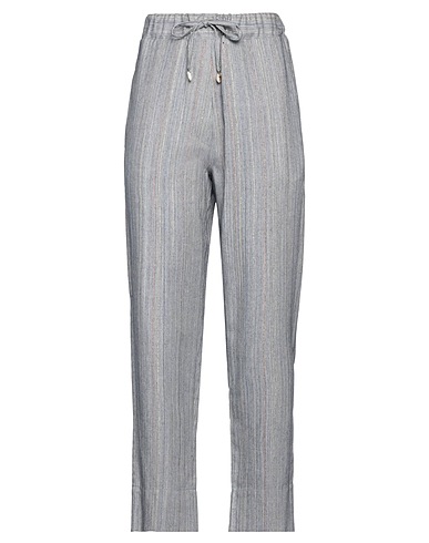 SHIRTAPORTER Casual trouser Blue 64% Viscose, 17% Cotton, 17% Polyester, 2% Lurex®, Shell