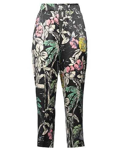 SHIRTAPORTER Casual trouser Black 96% Silk, 4% Elastane