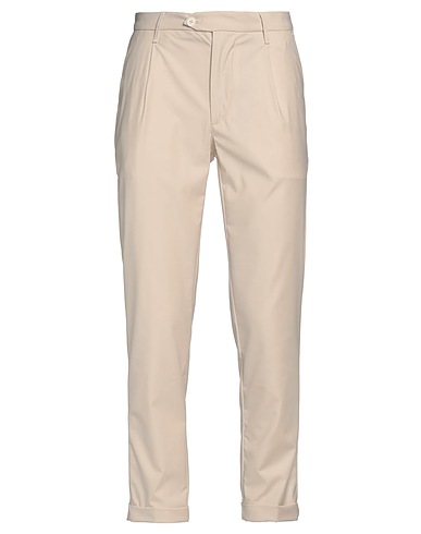0/ZERO CONSTRUCTION Casual pants Beige 70% Polyester, 28% Viscose, 2% Elastane