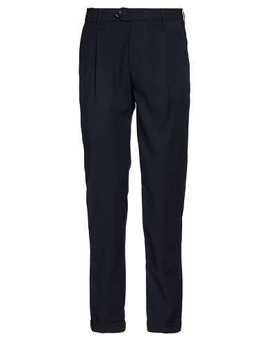 0/ZERO CONSTRUCTION Casual trouser Midnight blue 70% Polyester, 28% Viscose, 2% Elastane