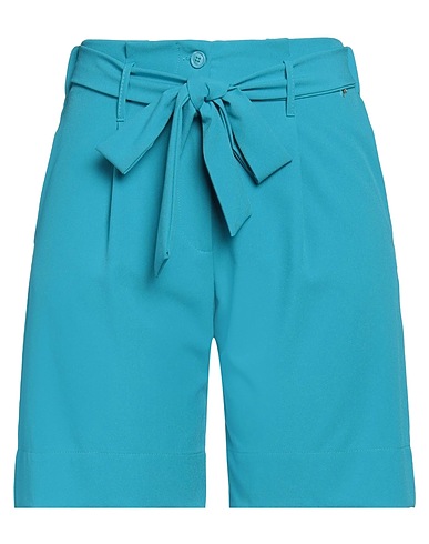 GAI MATTIOLO Shorts & Bermuda Turchese 83% Poliestere, 14% Viscosa, 3% Elastan