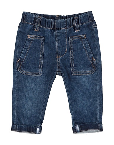 MINIBANDA by SARABANDA Denim trousers Blue 99% Cotton, 1% Elastane