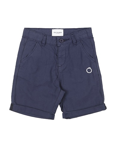 TRUSSARDI JUNIOR Shorts & Bermuda Blu navy 100% Cotone
