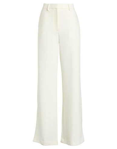 ANINE BING Casual trouser White 75% Acetate, 25% Polyester
