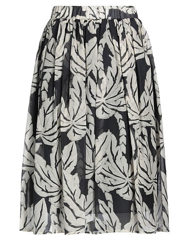 SHIRTAPORTER Gonna midi Beige 70% Cotone, 30% Seta