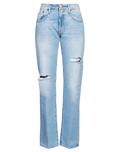 (+) PEOPLE Denim trousers Blue 100% Cotton