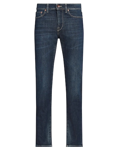 0/ZERO CONSTRUCTION Pantaloni jeans Blu 99% Cotone, 1% Elastan
