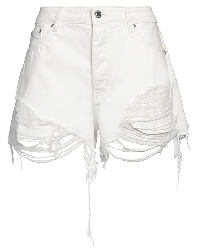 PURPLE Shorts jeans Bianco 100% Cotone