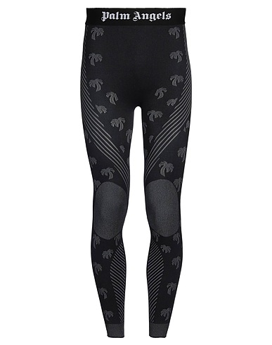 PALM ANGELS Leggings Black 47% Polypropylene, 42% Polyamide, 11% Elastane, Polyester