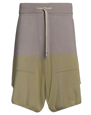 MONCLER + RICK OWENS Shorts & Bermuda Grigio 100% Cachemire