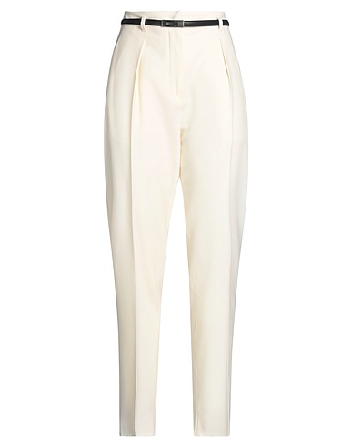 MAX MARA STUDIO Pantalone Panna 97% Lana Vergine, 3% Elastan