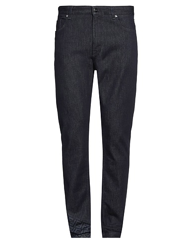 FENDI Denim trousers Blue 98% Cotton, 2% Elastane