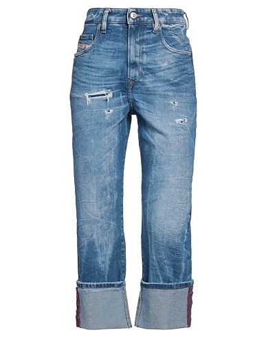 DIESEL Denim trousers Blue 84% Cotton, 15% Polyester, 1% Elastane
