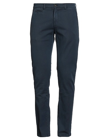 BRIGLIA 1949 Pantalone Blu navy 71% Cotone, 27% Lino, 2% Elastan