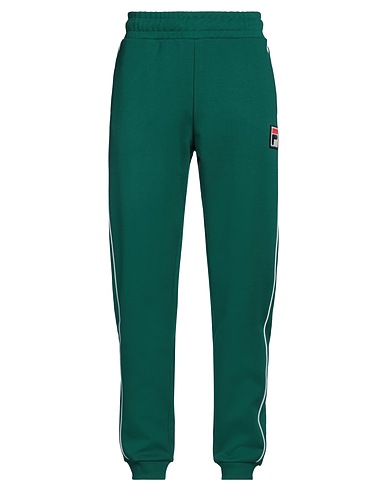 FILA Casual trouser Emerald green 65% Cotton, 35% Polyester