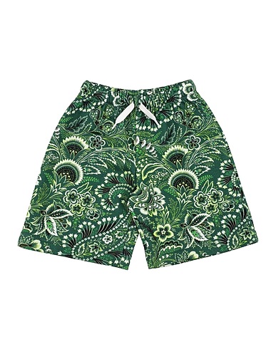 ETRO Shorts et Bermudas Vert 92% Coton, 8% Polyamide