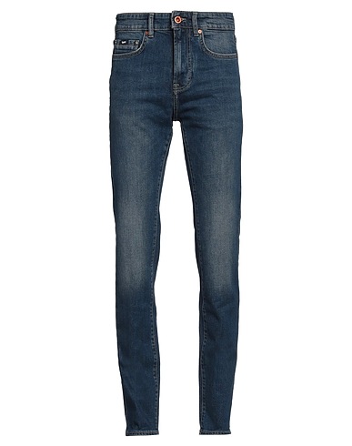 GAS Denim trousers Blue 99% Cotton, 1% Elastane