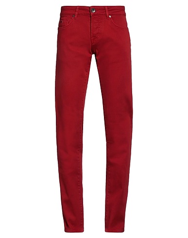 GAS Pantalone Rosso 91% Cotone, 7% Elastomultiestere, 2% Elastan