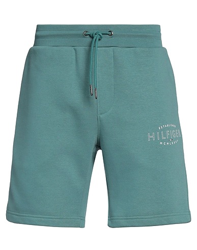 TOMMY HILFIGER Shorts & Bermudas Salbeigrün 63% Baumwolle, 37% Polyester