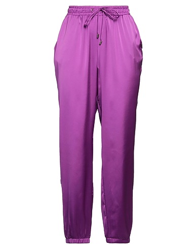 LIU •JO Casual pants Purple 100% Polyester