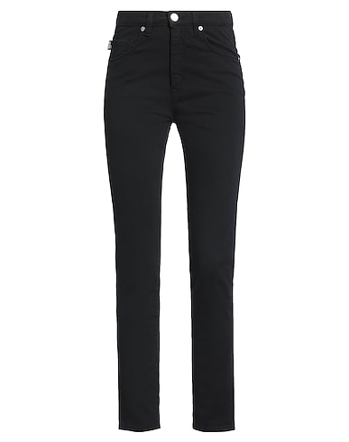 LOVE MOSCHINO Casual trouser Black 98% Cotton, 2% Elastane