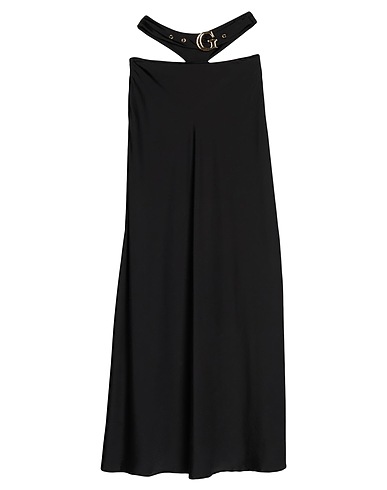 GAëLLE Paris Long skirt Black 75% Polyester, 25% Recycled polyester
