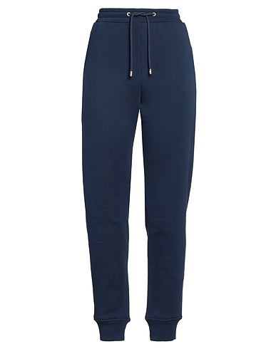 RABANNE Casual trouser Navy blue 100% Organic cotton