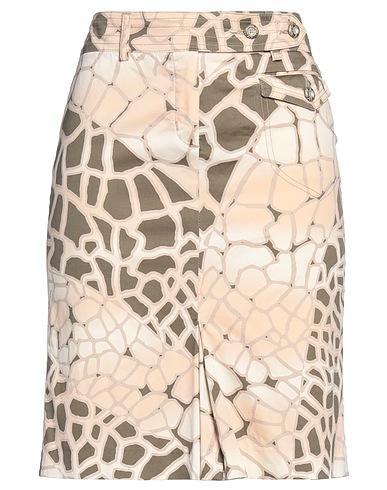 CAVALLI CLASS ミニスカート ベージュ レーヨン 55% / コットン 38% / シルク 5% / ポリウレタン 2%