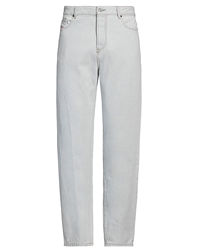 DIESEL Straight leg 100% Cotton, Cow leather