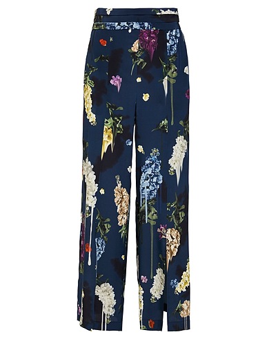 HIGH Casual pants Midnight blue 100% Silk