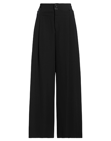 HIGH Casual trouser Black 95% Polyester, 5% Elastane