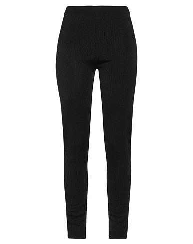 MOSCHINO Casual trouser Black 100% Virgin Wool, Viscose