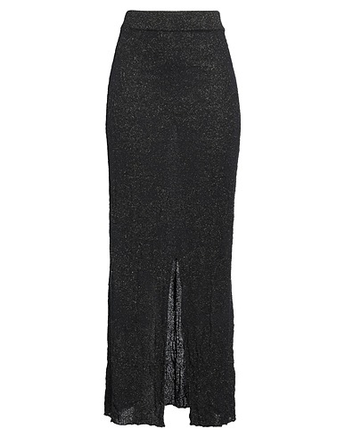 AKEP Gonna lunga Nero 60% Cotone, 16% Poliestere, 16% Fibra di metallo, 8% Poliammide