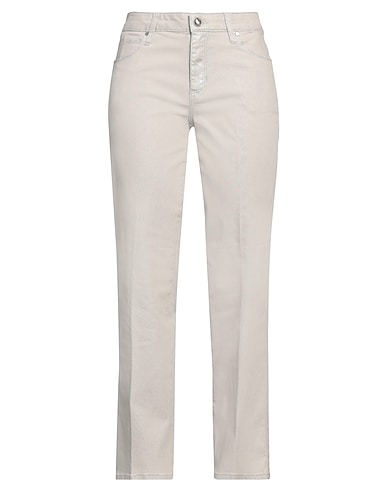 GUESS Denim trousers Beige 68% Cotton, 29% Polyester, 3% Elastane