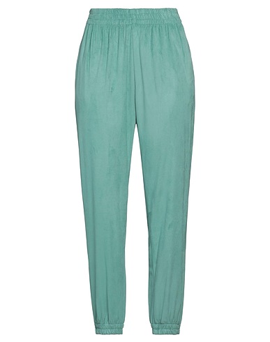 DENNY ROSE Casual pants Turquoise 90% Polyester, 10% Elastane