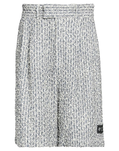 AMIRI Shorts & Bermuda Slate blue 61% Cotton, 13% Polyamide, 12% Synthetic fibers, 10% Polyurethane, 4% Mohair wool