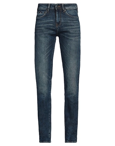 GAS Denim trousers Blue 99% Cotton, 1% Elastane