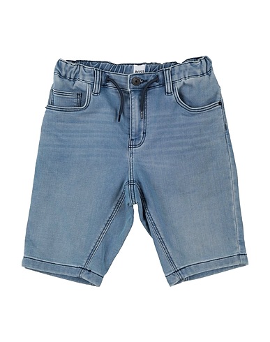 BOSS Denim shorts Blue 55% Cotton, 25% Lyocell, 18% Polyester, 2% Elastane