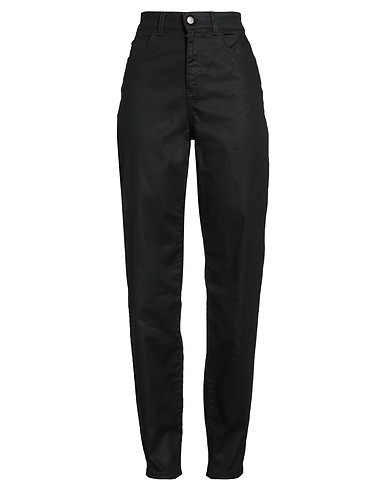 EMPORIO ARMANI Denim pants Black 67% Cotton, 21% Polyester, 10% Viscose, 2% Elastane