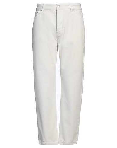 STUDIO NICHOLSON Casual pants White 52% Re-Used Cotton, 48% Cotton