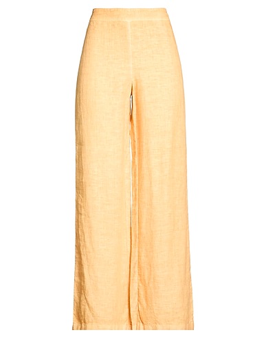 120% LINO Casual trouser CAMMELLO 100% Linen