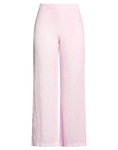 120% LINO Casual trouser ROSA CHIARO 100% Linen