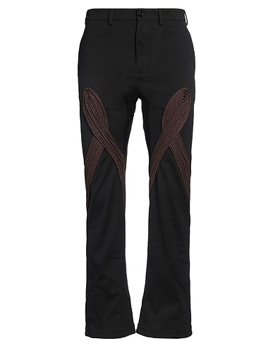 KIKO KOSTADINOV Casual trouser Black 100% Cotton, Viscose, Polyester, Polyamide, Elastane